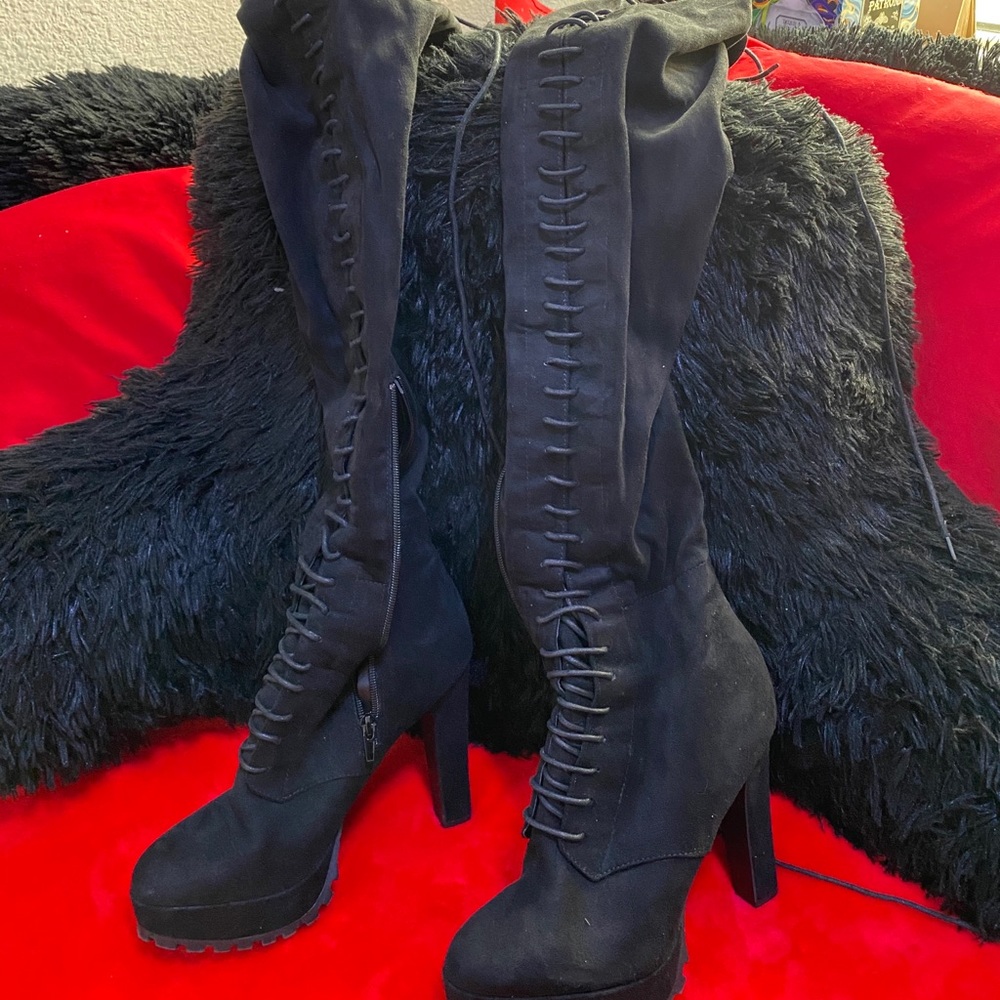 Knee high boots